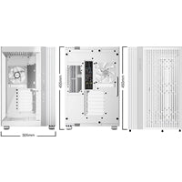 be quiet! BGW68 Light Base 600 LX Mid Tower Gaming Case, 1 x USB Type-C / 2 x USB 3.0, Tempered Glass Front & Side Window Panel, 4 x Light Wings ARGB Fans, ATX / M-ATX / Mini-ITX Compatible