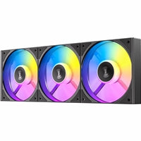 Antec Connect 120 ARGB 3-Pack 120mm PWM Fans with Daisy Chain Design and Vibration-Absorbing Pads