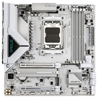 Gigabyte B850M Eagle WIFI6E ICE AMD AM5 Socket Motherboard, Micro ATX, 4x DDR5 Slots, 2x M.2 Sockets, Fitted I/O Shield, 2.5GbE LAN, Wi-Fi 6E, 2x DisplayPort / 1x HDMI Port
