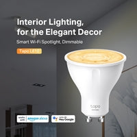 TP-Link Tapo L610(4-Pack) Smart Wi-Fi Spotlight, Dimmable, 4-Pack