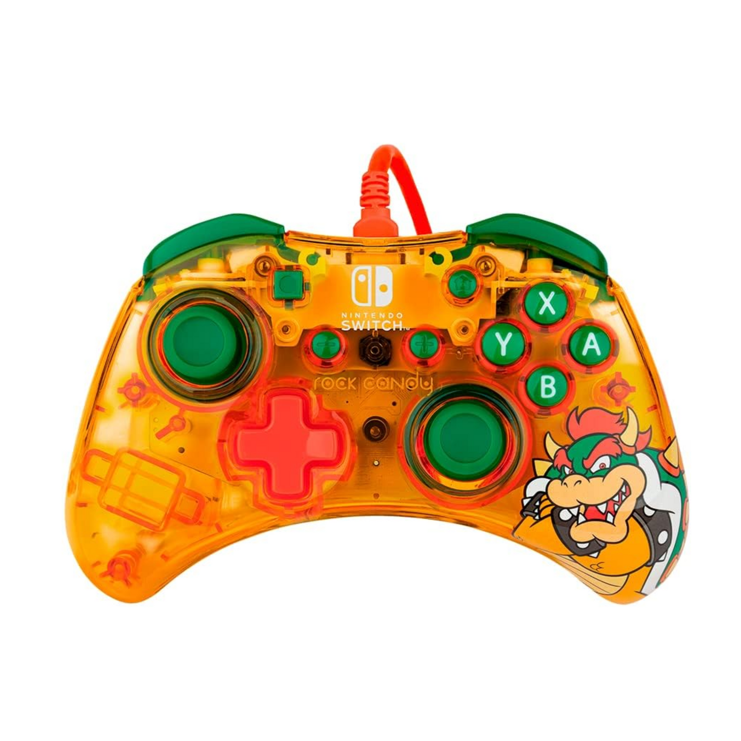 PDP Wired Rock Candy Controller for Nintendo Switch - Bowser