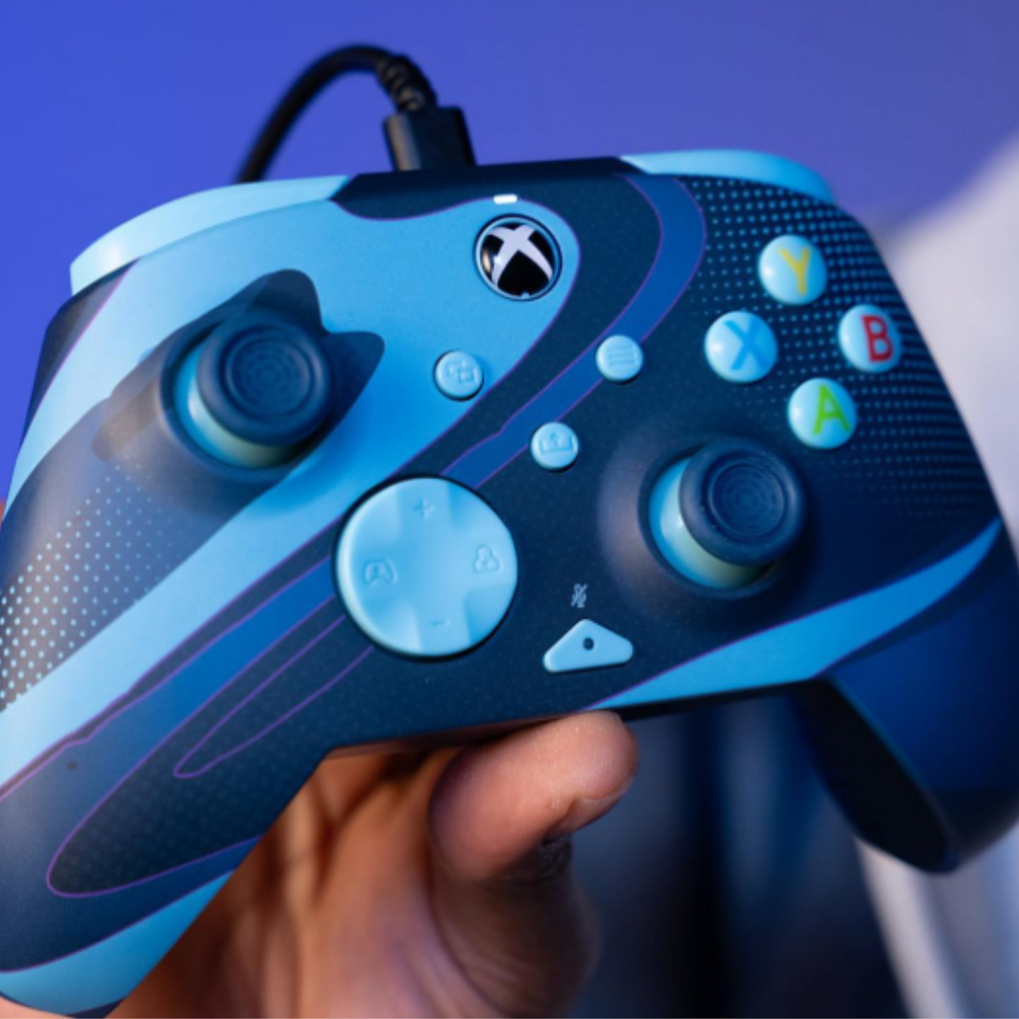 PDP Rematch Glow Blue Tide - Xbox one S controller