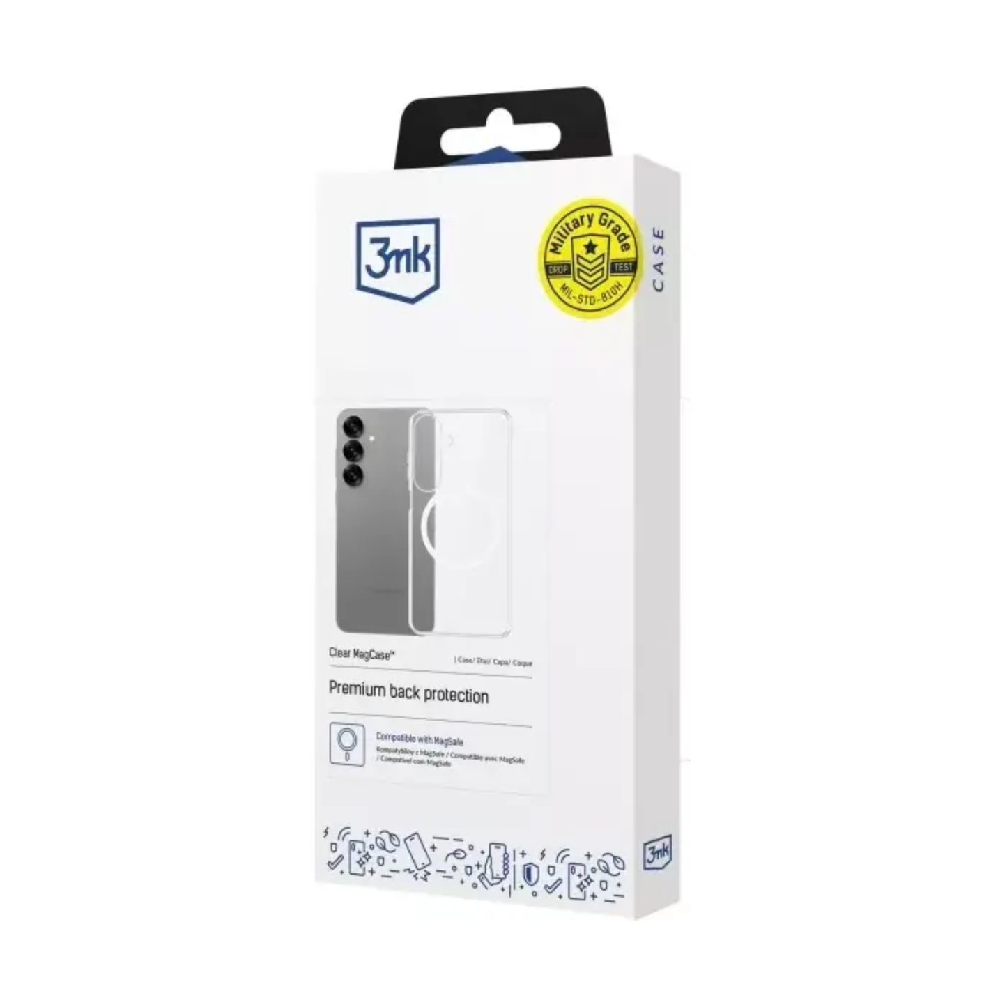 Samsung Galaxy S25 plus MagCase Clear Phone Case by 3MK