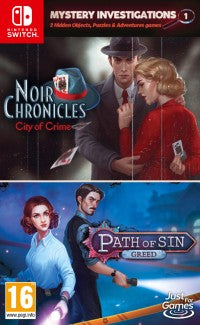 Mystery Investigations 1: Noir Chronicles: City of Crime + Path of Sin: Greed - Nintendo Switch