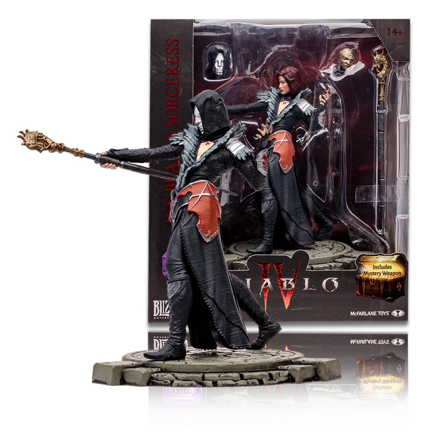Ice Blades Sorceress 1:12 posed figure - Diablo IV