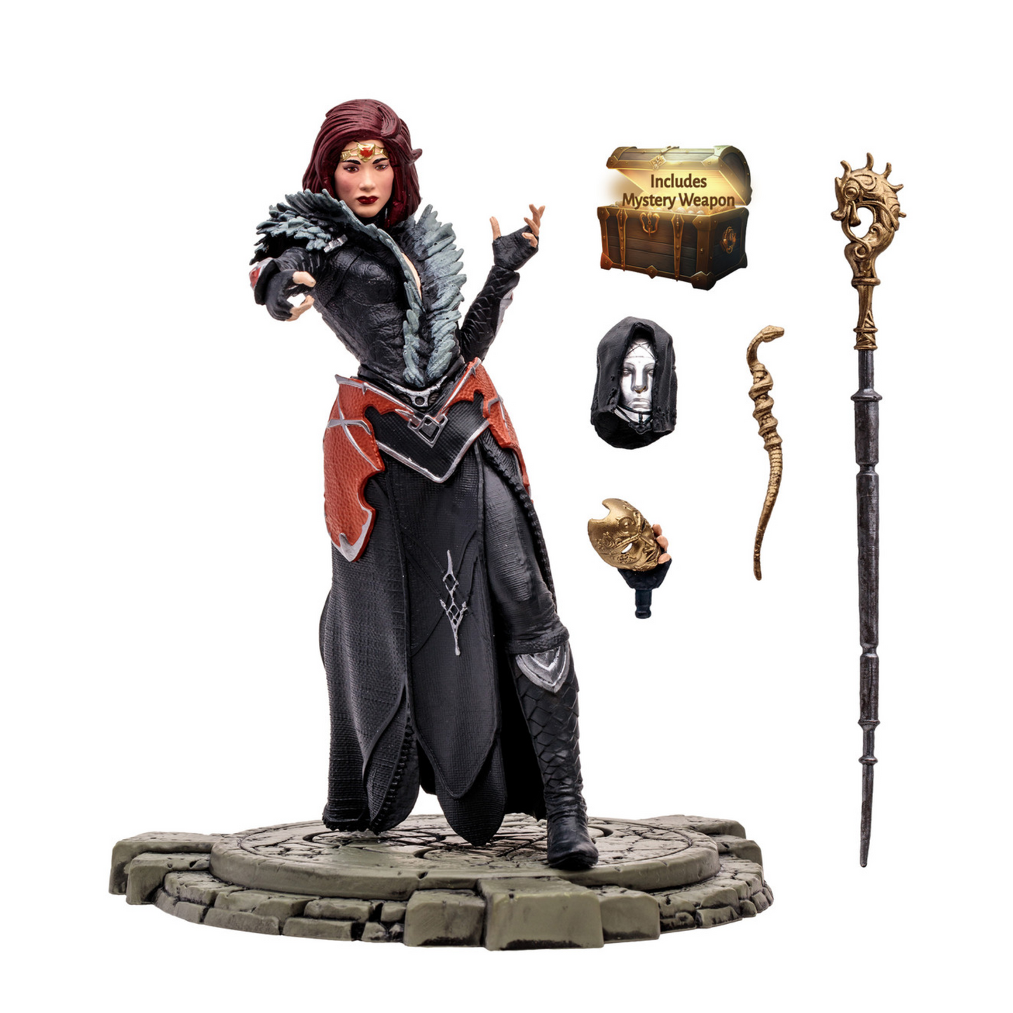 Ice Blades Sorceress 1:12 posed figure - Diablo IV