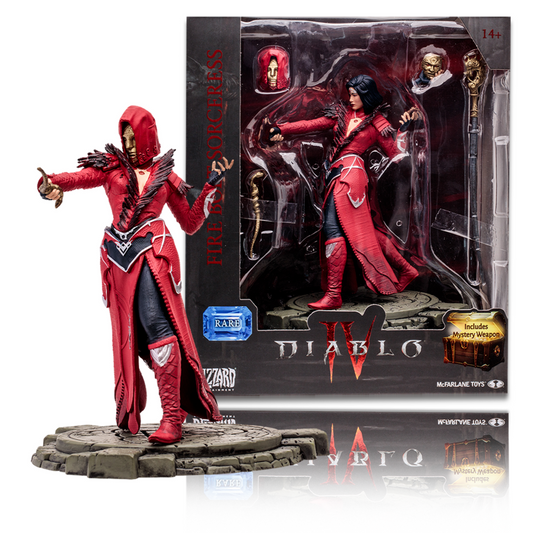 Fire Bolt Sorceress 1:12 Posed Figure - Diablo IV