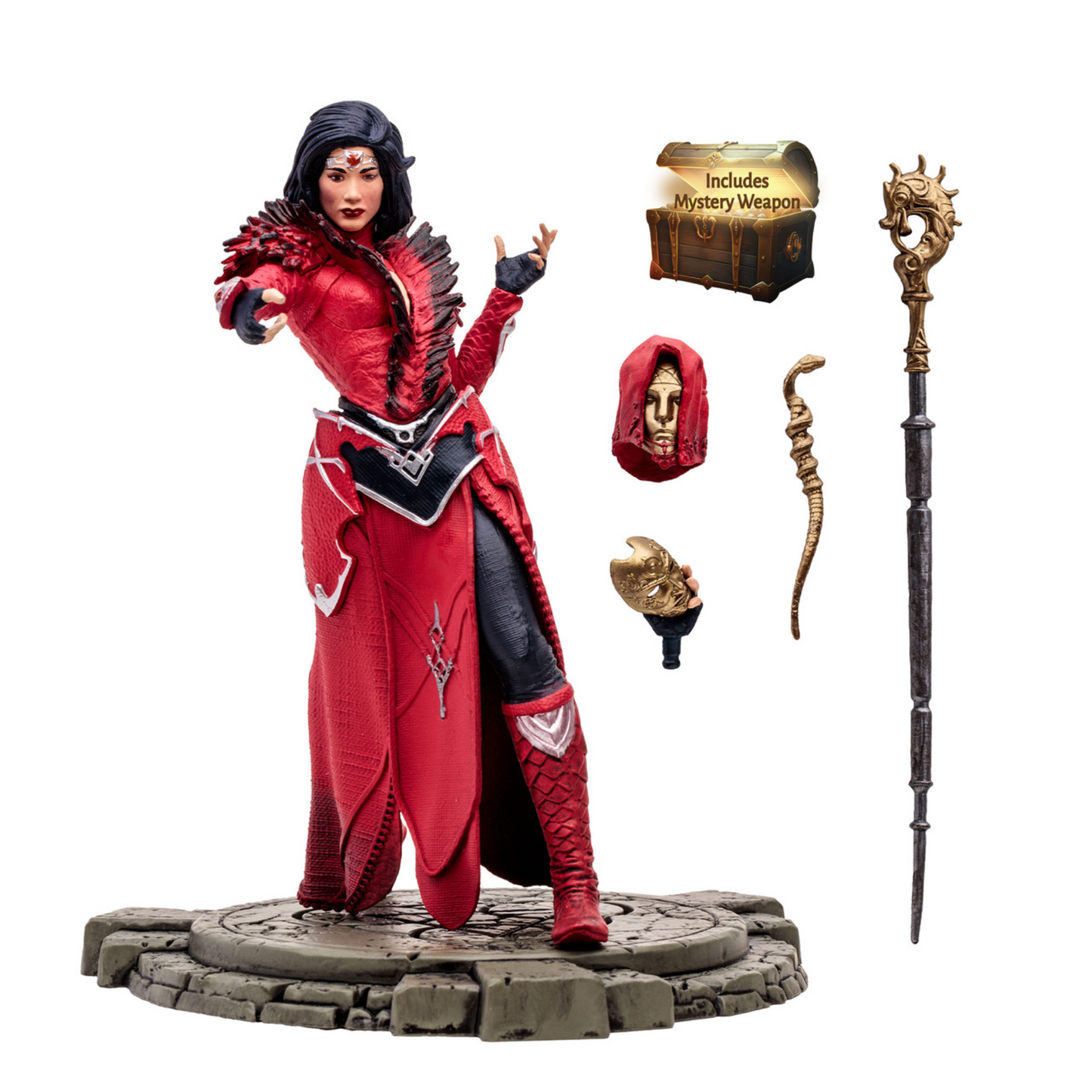 Fire Bolt Sorceress 1:12 Posed Figure - Diablo IV