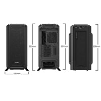 be quiet! BG039 Silent Base 802 Mid Tower Gaming Case, 1 x USB Type-C / 1 x USB 3.2, Front and Side Sound-Dampening Mats, 3 x Pre-Installed Pure Wings 2 140mm Fans, E-ATX (30.5 x 27.5cm) / ATX / M-ATX / Mini-ITX Compatible