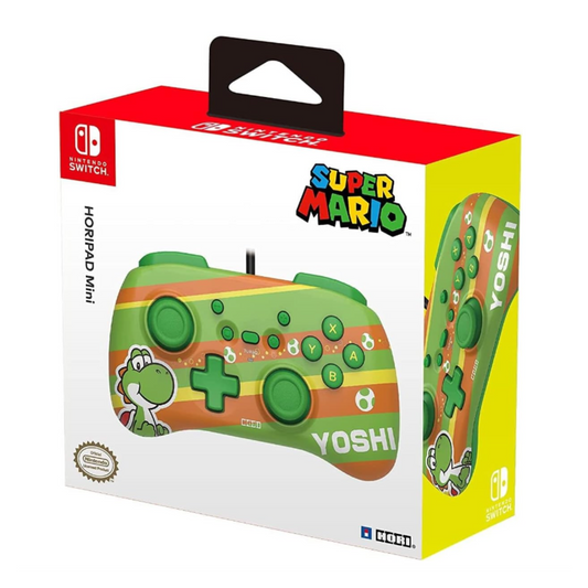Hori Horipad Mini Wired Controller for Nintendo Switch - Yoshi