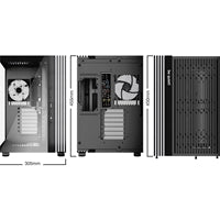 be quiet! BGW67 Light Base 600 LX Mid Tower Gaming Case, 1 x USB Type-C / 2 x USB 3.0, Tempered Glass Front & Side Window Panel, 4 x Light Wings ARGB Fans, ATX / M-ATX / Mini-ITX Compatible