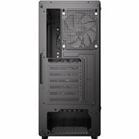 Antec VX320 ARGB Mid-Tower Gaming Case, 1 x USB 3.0/ 1 x USB 2.0, Tempered Glass Side Window Panel, Ventilated Front Grille, 4 x Pre-Installed ARGB LED Fans, ATX, Micro-ATX,ITX Compatible