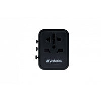 Verbatim UTA-01 Universal Travel Adapter with 2 x USB-A Ports 12W