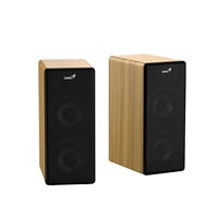 Genius SP-HF1220BT 45W RMS, Bluetooth 2-Way Wood Speakers, Bluetooth, 3.5mm