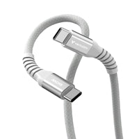 Verbatim Sync & Charge USB-C to USB-C 60W Magnetic Cable 120cm Grey, Supports PD 3.0 and QC 3.0