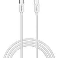 Verbatim Essentials Sync & Charge USB-C to C Cables (2 pack) Black & White, 1m, 60W PD, 480Mbps, USB Power Delivery 3.0 Supports Up To 60W Fast Charging