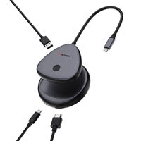 Verbatim Share My Screen USB-C Wireless Display Adapter 4K With Hub, Extra USB-A Port For Other Essential Devices