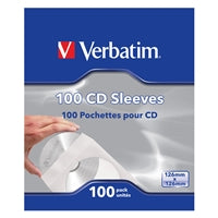 Verbatim CD Paper Sleeves 100-Pack