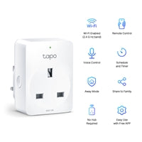 TP-Link Tapo P100(4-pack) Mini Smart Wi-Fi Socket, 4 pack