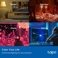TP-Link Tapo L530E Smart Wi-Fi Light Bulb, Multicolor, E27