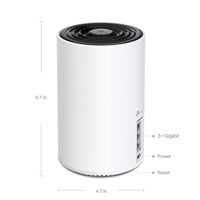 TP-Link Deco XE75(3-pack) AXE5400 Whole Home Mesh Wi-Fi 6E System(Tri-Band), 3 pack