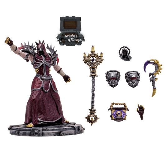 Undead Priest/Warlock 1:12 scale posed action figure World of Warcraft Mcfarlane toys
