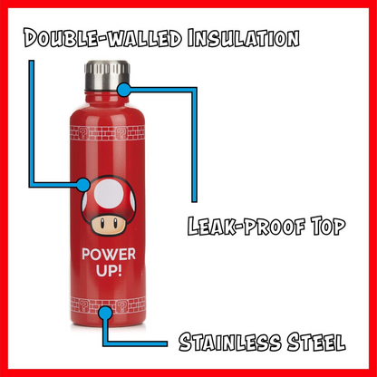 Super mario Power up Water bottle 500ml