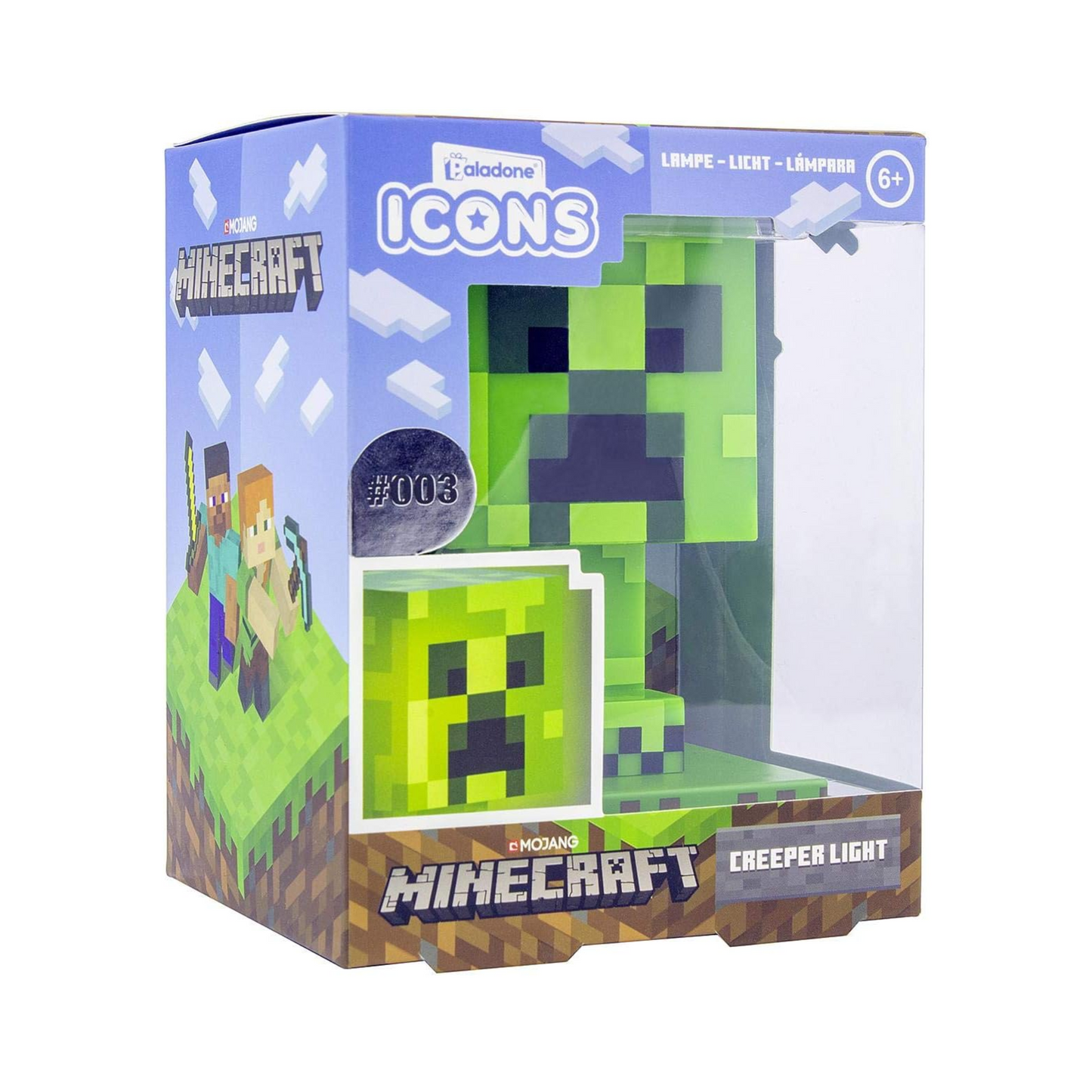 Minecraft Creeper icon Light - Paladone