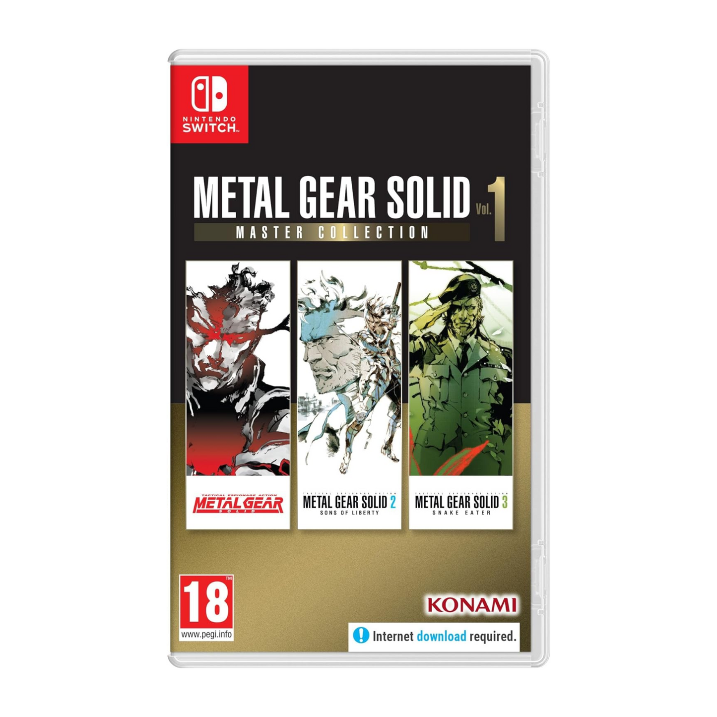 Metal Gear solid vol 1 Master Collection Video Game for Nintendo Switch