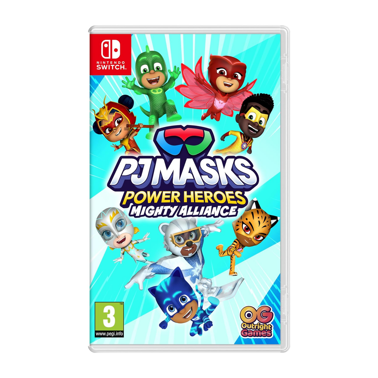 PJ masks power heroes: Mighty Alliance video game for Nintendo Switch