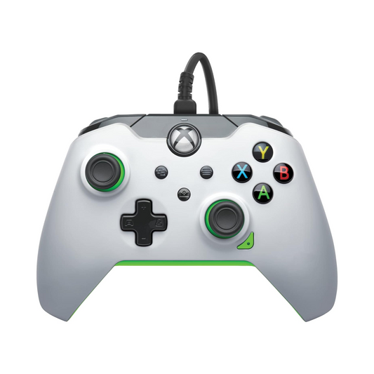 Wired controller for Xbox series X/Xbox one - Neon white