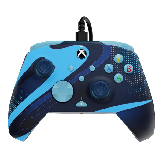 PDP Rematch Glow wired Controller for Xbox series X/Xbox One - Blue tide