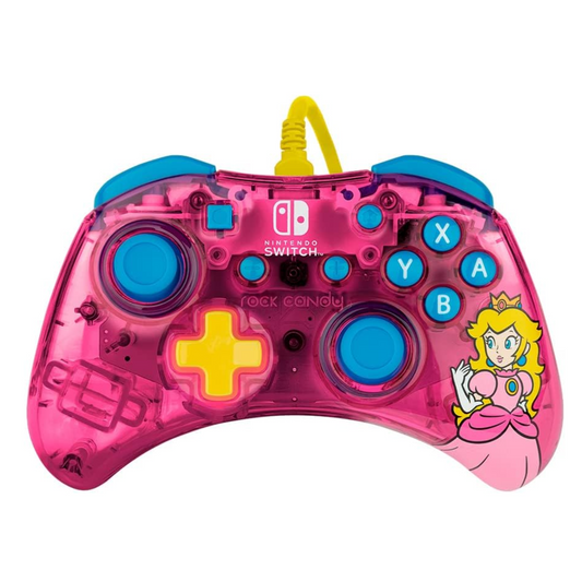 PDP Rock Candy wired Controller for Nintendo Switch - Princess peach