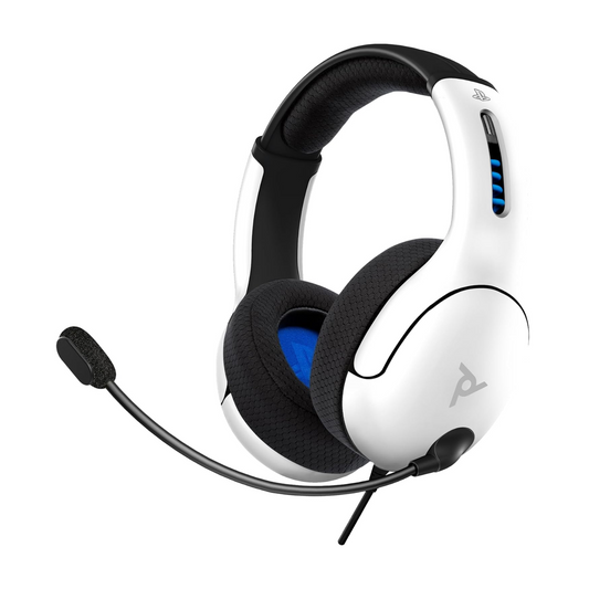 PDP Gaming LVL 50 Wired Gaming headset for PS4/PS5 - white