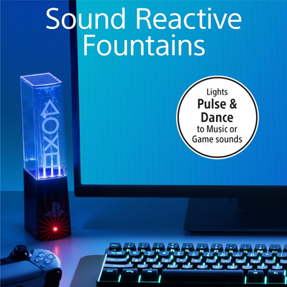 Playstation Reactive Liquid Light up speakers - Paladone
