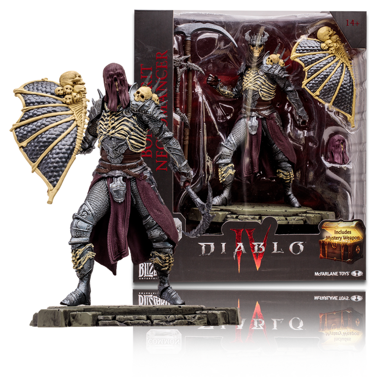 Bone Spirit Necromancer 1:12 Posed Figure - Diablo IV