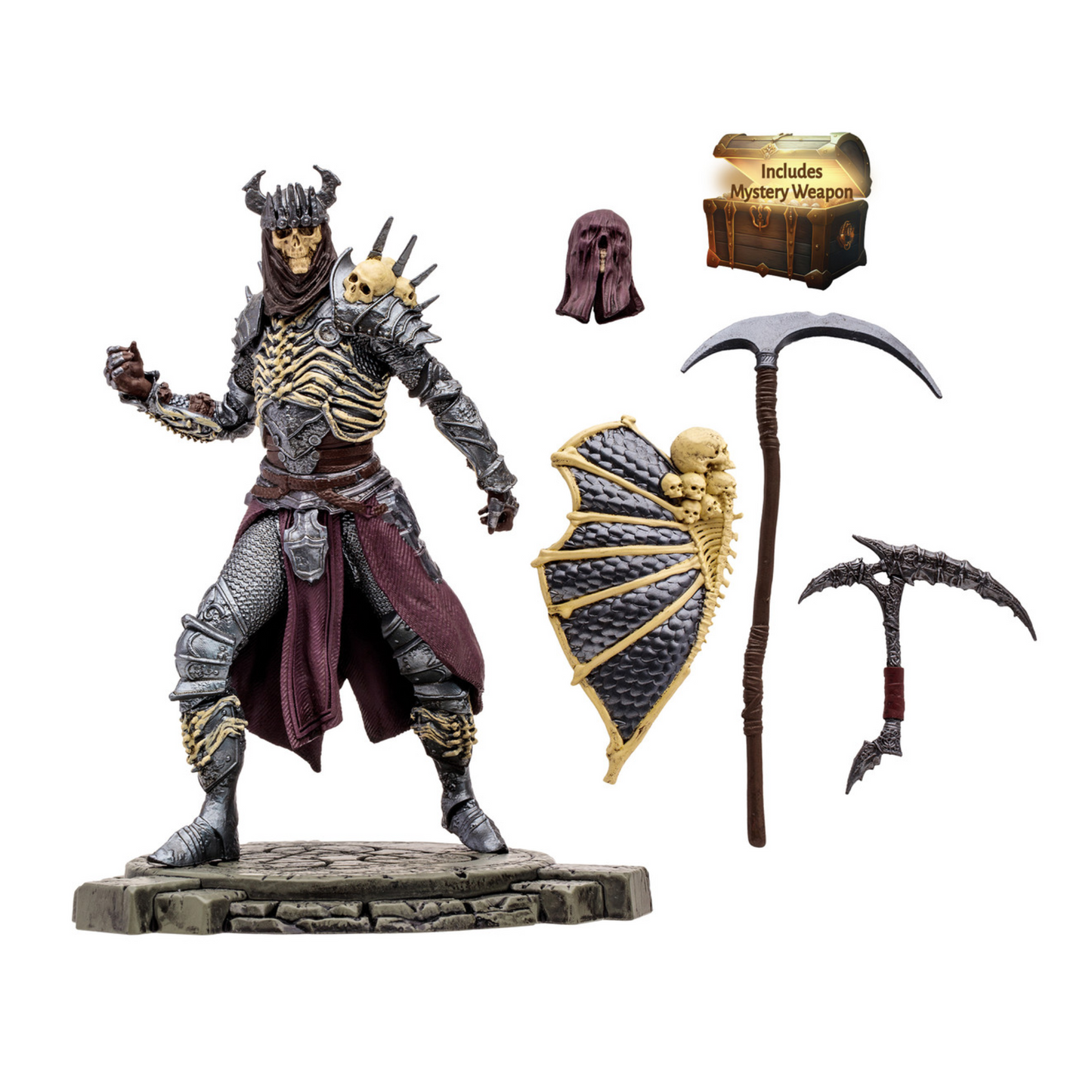 Bone Spirit Necromancer 1:12 Posed Figure - Diablo IV