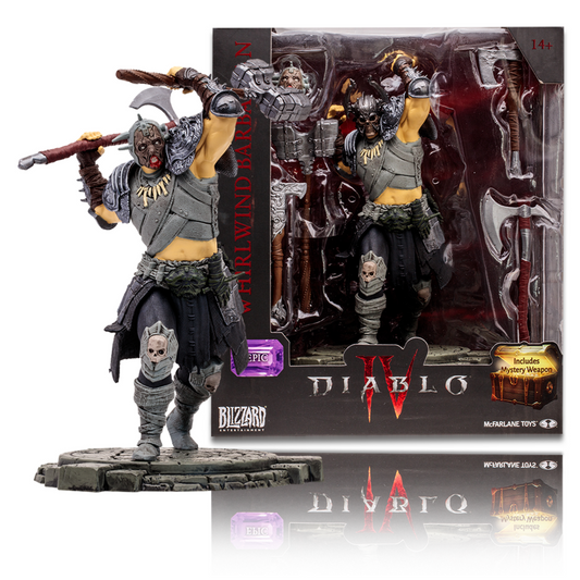 Whirlwind Barbarian 1:12 Posed Figure - Diablo IV