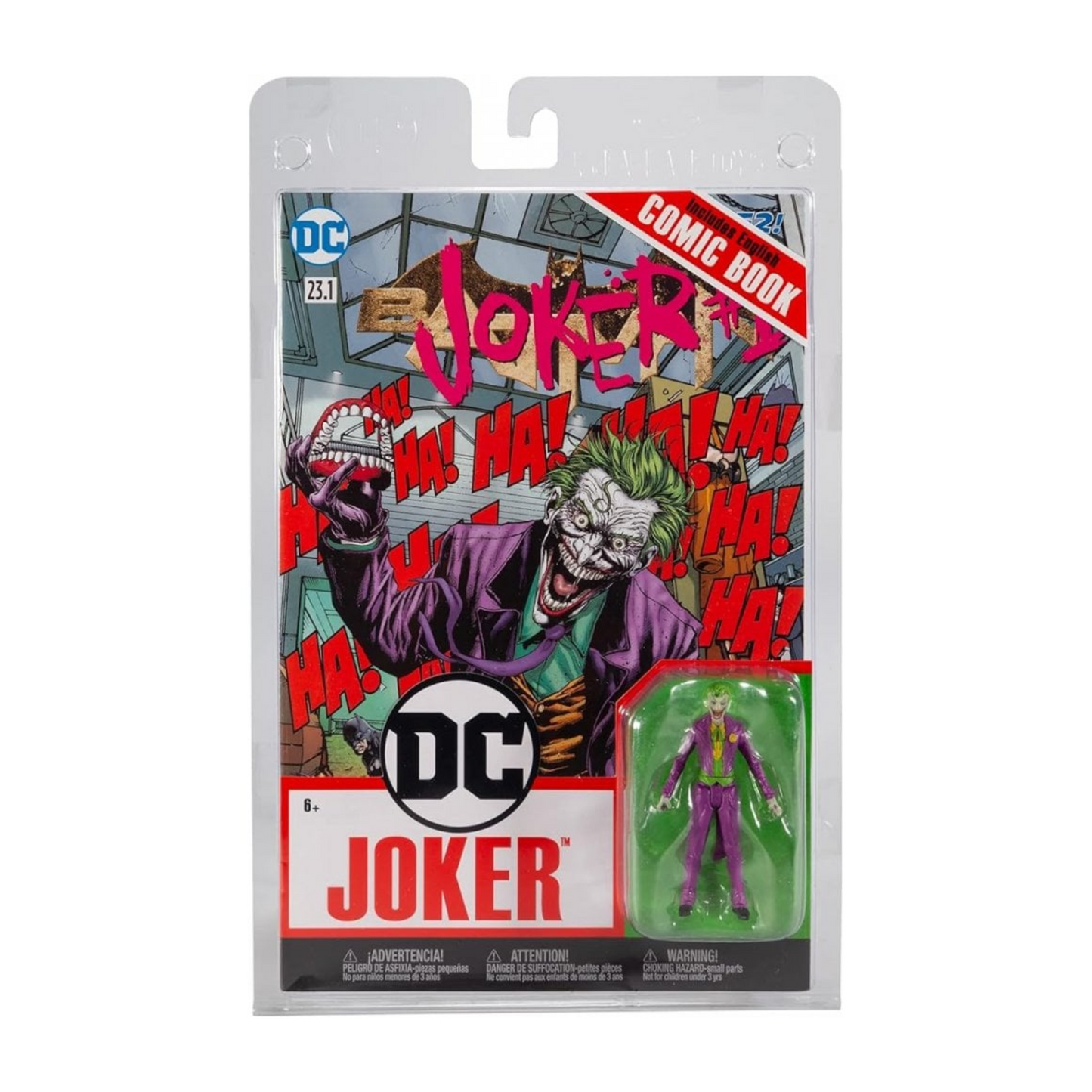 Rebirth Joker action figure with Comic book - DC Page Punchers