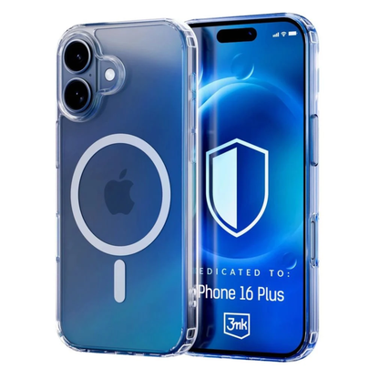 Apple iPhone 16 Plus Magsafe Clear Phone Case by 3MK