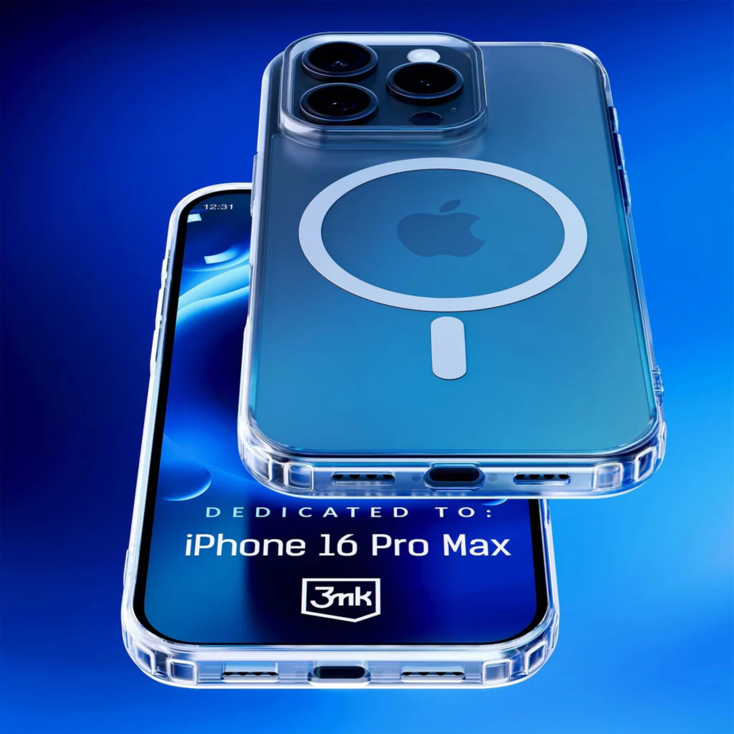 Apple iPhone 16 Pro max Magsafe Clear Phone Case by 3MK