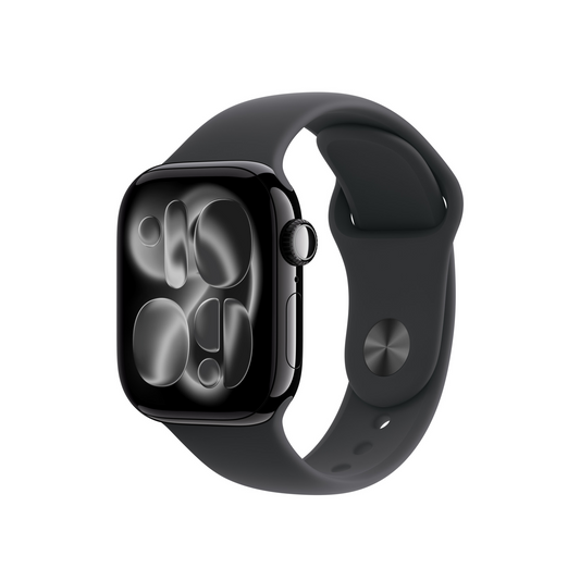 Apple watch Silicone Sport band strap Black 42mm size M/L