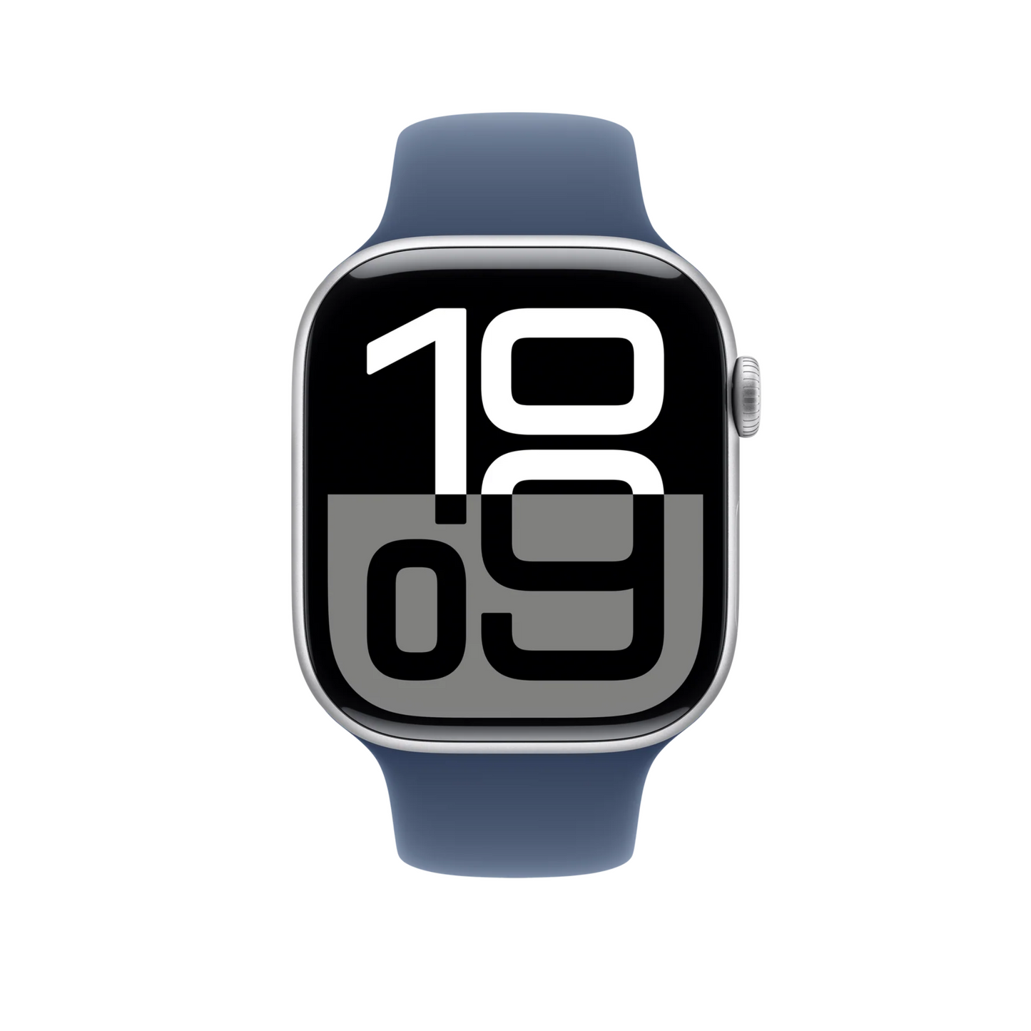 Apple watch Silicone Sport band strap Denim 46mm size S/M