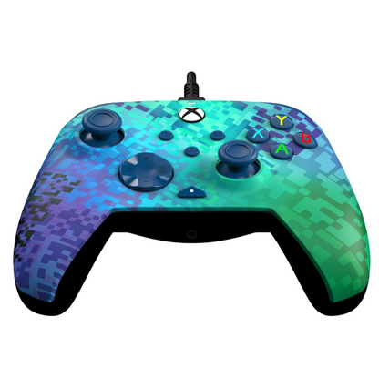 PDP Rematch Wired Game Controller for XBox Series X/S/XBox One - Glitch Green