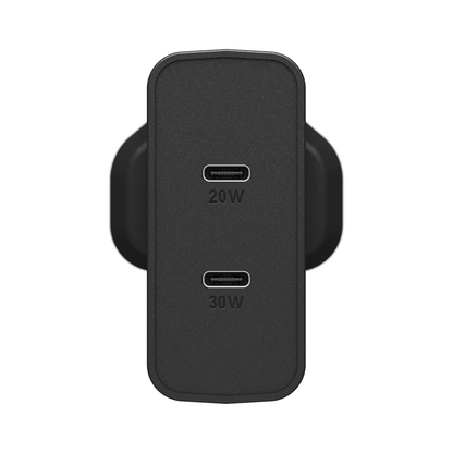 Otterbox Dual Port USB-C Wall plug 50W (30W+20W) Fast charger