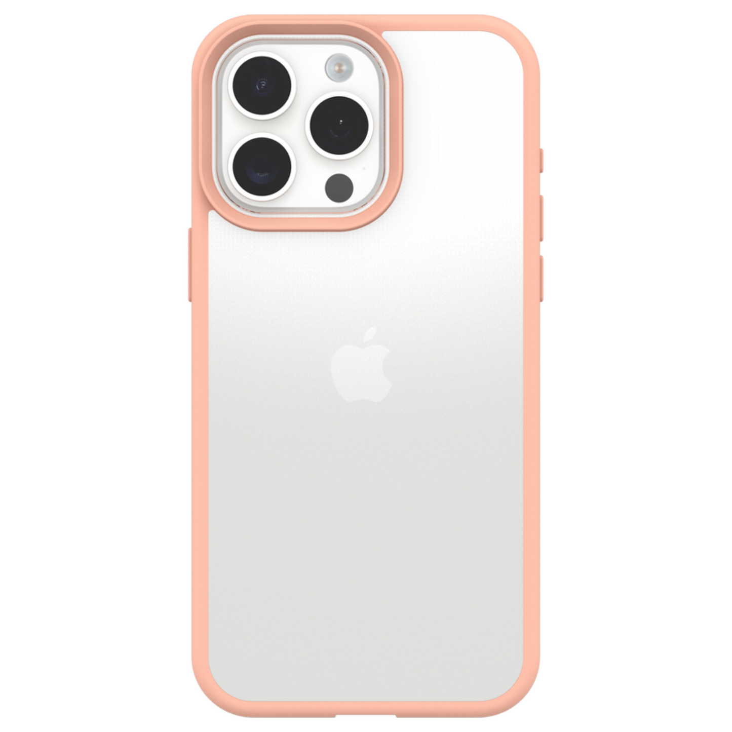iPhone 15 Pro Phone case - Otterbox React Series - Clear Peach