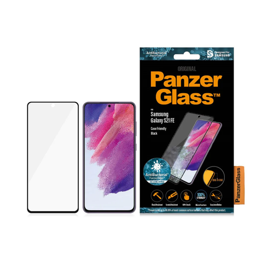 Screen Protector for S21 FE by PanzerGlass - Black