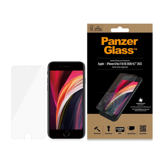 Screen Protector for iPhone 6/6s/7/8/SE (2020/2022) Panzer Glass