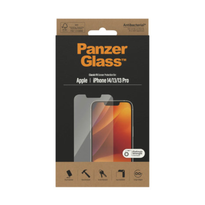 Screen Protector for iPhone 14/13/13 Pro Classic fit by Panzerglass