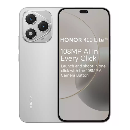 Honor 400 Lite smartphone in velvet grey